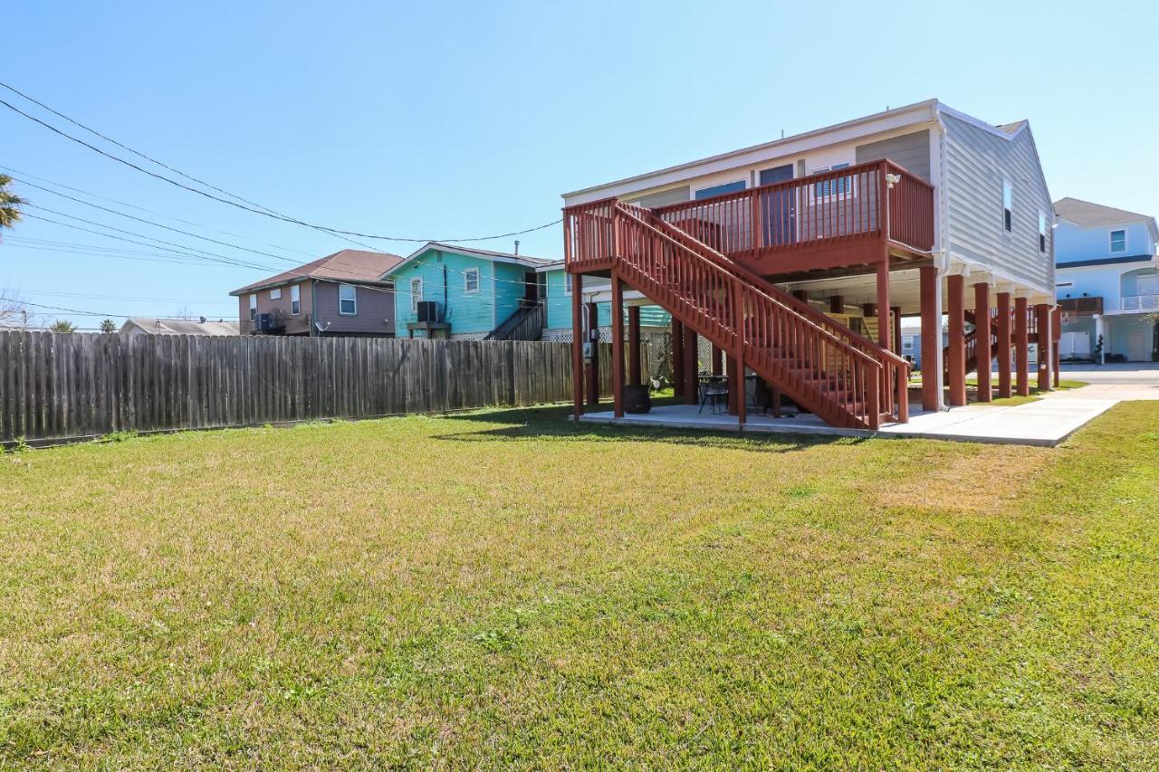 Perfect Location Spacious Yard Coffee Bar At This Lovely Beach Home Galveston Exterior photo